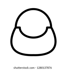 Bag icon. Single high quality bag related icon. Isolated bag symbols in white background. Graphic icons element