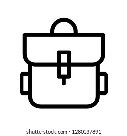 Bag icon. Single high quality bag related icon. Isolated bag symbols in white background. Graphic icons element