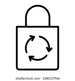 Bag icon. Single high quality bag related icon. Isolated bag symbols in white background. Graphic icons element
