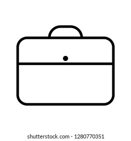 Bag icon. Single high quality bag related icon. Isolated bag symbols in white background. Graphic icons element
