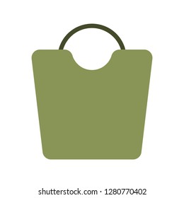 Bag icon. Single high quality bag related icon. Isolated bag symbols in white background. Graphic icons element
