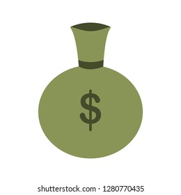 Bag icon. Single high quality bag related icon. Isolated bag symbols in white background. Graphic icons element
