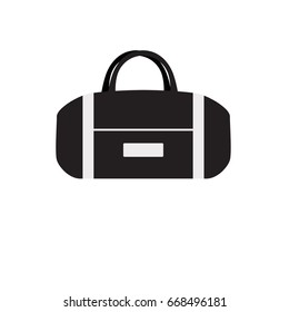 Bag icon. Sport bag vector on white background