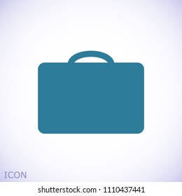 bag icon, stock vector illustration flat design style