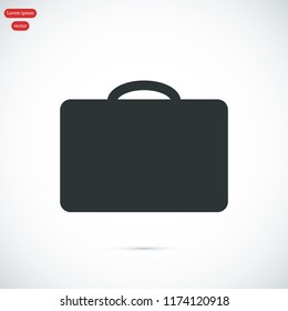 bag icon, stock vector illustration flat design style
