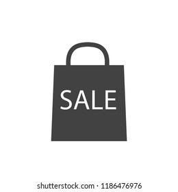 bag icon, stock vector illustration flat design style