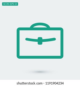 bag icon, stock vector illustration flat design style