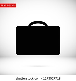 bag icon, stock vector illustration flat design style