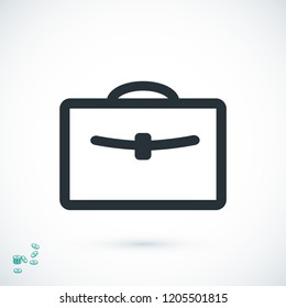 bag icon, stock vector illustration flat design style