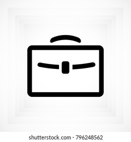 bag icon, stock vector illustration flat design style