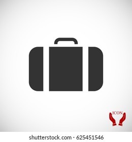 bag icon, suitcase, vector best flat icon, EPS