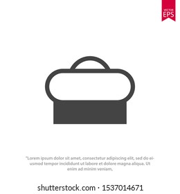 Bag icon template design. Shopping bag vector illustration