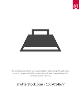 Bag icon template design. Shopping bag vector illustration