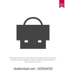 Bag icon template design. Shopping bag vector illustration