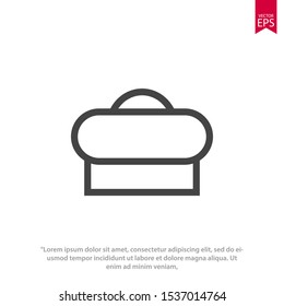 Bag icon template design. Shopping bag vector illustration