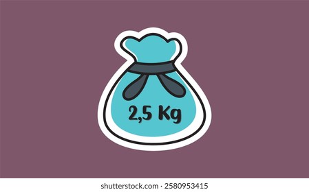 The bag icon that reads 25 kg is suitable for giving on Eid al -Fitr