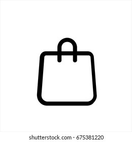 bag icon in trendy flat style isolated on background. bag icon page symbol for your web site design bag icon logo, app, UI. bag icon Vector illustration, EPS10.