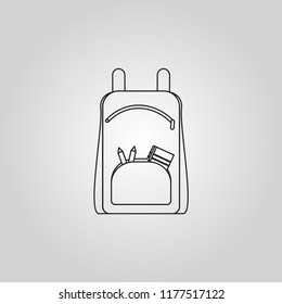 Bag icon vector