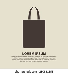 Bag icon - Vector