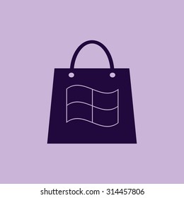 bag icon vector