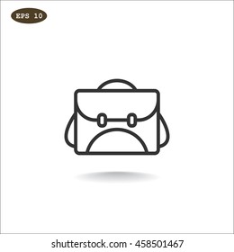  Bag icon vector.