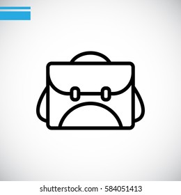  Bag icon vector.