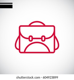  Bag icon vector.