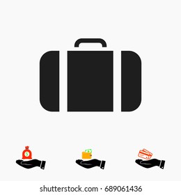 bag icon, vector best flat icon, EPS