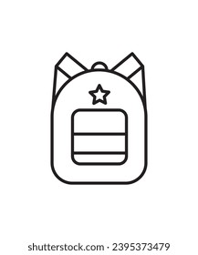 bag icon, vector best line icon.