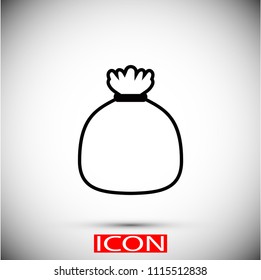 Bag icon vector, Vector EPS 10 illustration style