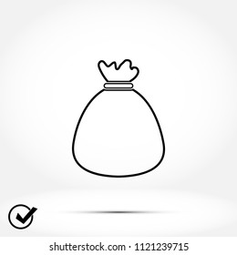 Bag icon vector, Vector EPS 10 illustration style