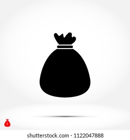 Bag icon vector, Vector EPS 10 illustration style