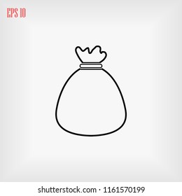 Bag icon vector, Vector EPS 10 illustration style