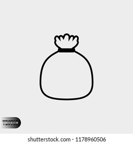Bag icon vector, Vector EPS 10 illustration style