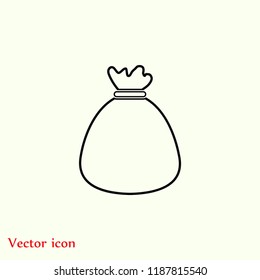 Bag icon vector, Vector EPS 10 illustration style