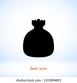 Bag icon vector, 

Vector EPS 10 illustration style