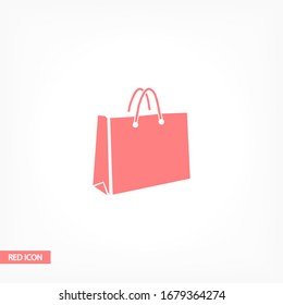 bag icon. Vector Eps 10 .package Flat Design supermarket eco. fashion packet