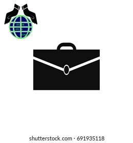 bag icon, Vector EPS 10 illustration style