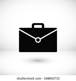 Bag icon vector, flat design best vector icon