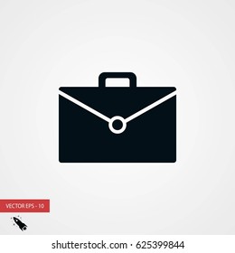 Bag icon vector, flat design best vector icon