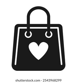 Bag icon. Vector flat isolated illustration