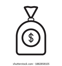 Bag Icon Vector and Illustration