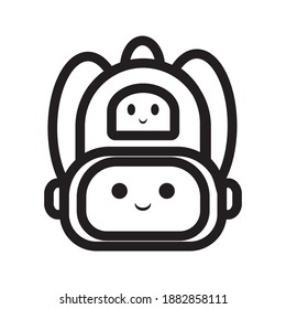 Bag Icon Vector and Illustration