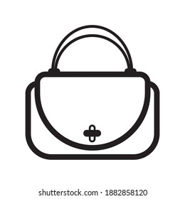 Bag Icon Vector and Illustration