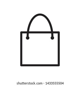 Bag Icon Vector Illustration Design
