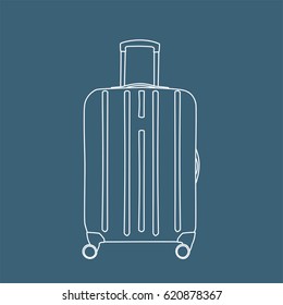Bag icon, vector illustration design. Travel icons.