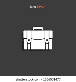 Icono de bolsa. Ilustración del vector EPS 10.