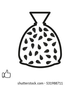 bag, icon, vector illustration EPS 10