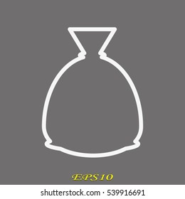 bag, icon, vector illustration EPS 10