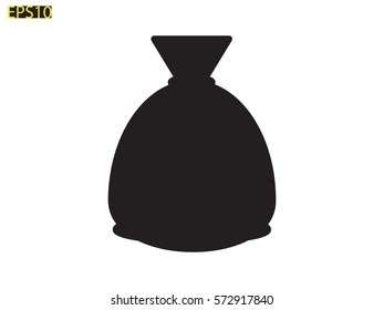 bag, icon, vector illustration eps10
